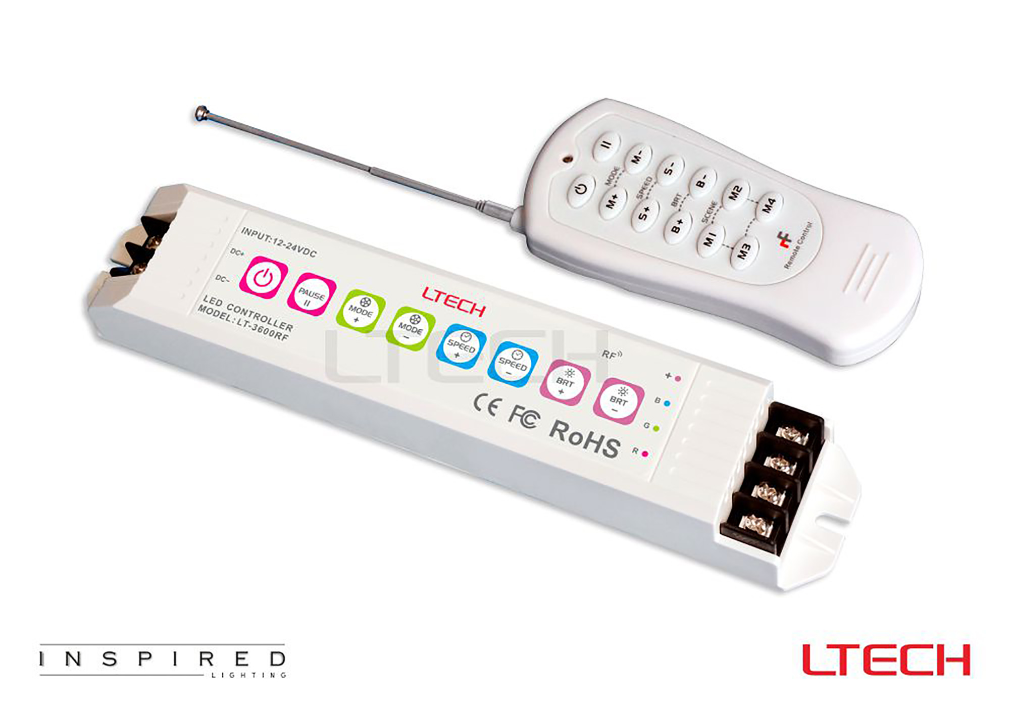 RGB Controller Controllers LTECH DMX / RGB / WWCW RGB Controller Controllers LTECH DMX / RGB / WWCW